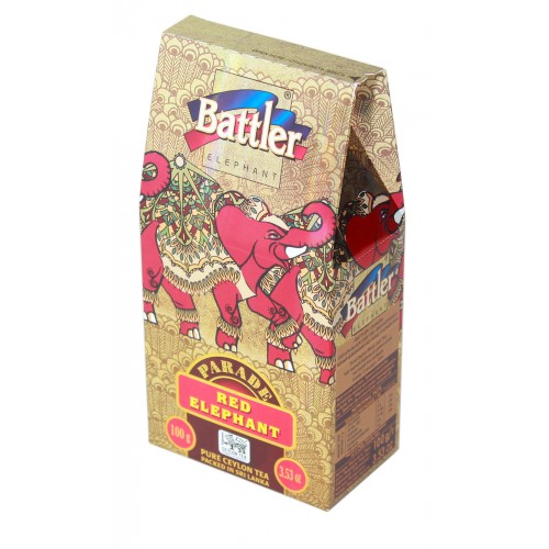Battler Red Elephant 100g Loose Tea in Carton Box